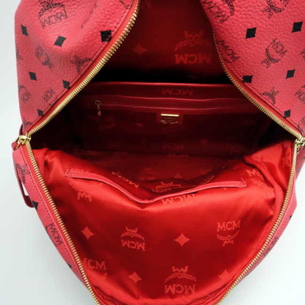 Mcm Rucksack Backpack Studs Pink - image 2